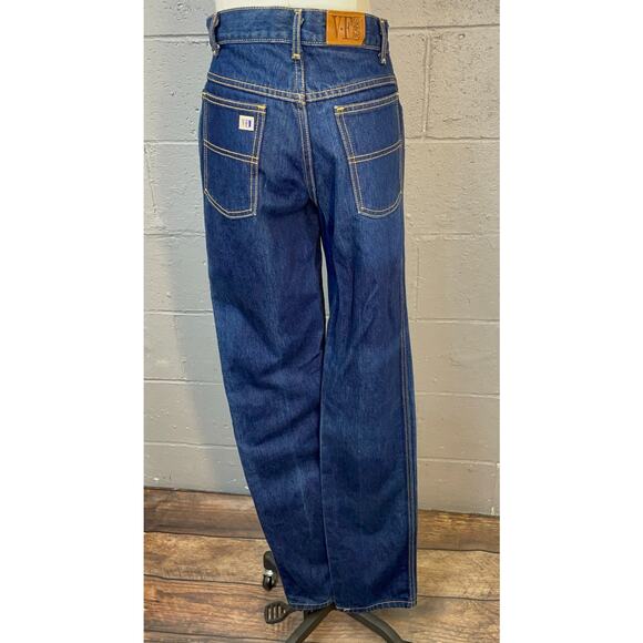 Vintage VF Dark Wash High Waist Straight Leg Jeans 30 x 34 - Picture 2 of 10